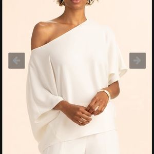 NWT Trina Turk Whitewash Radiant Top